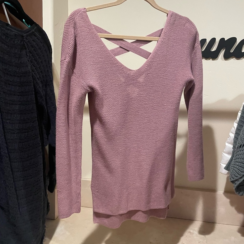 Pink sweater